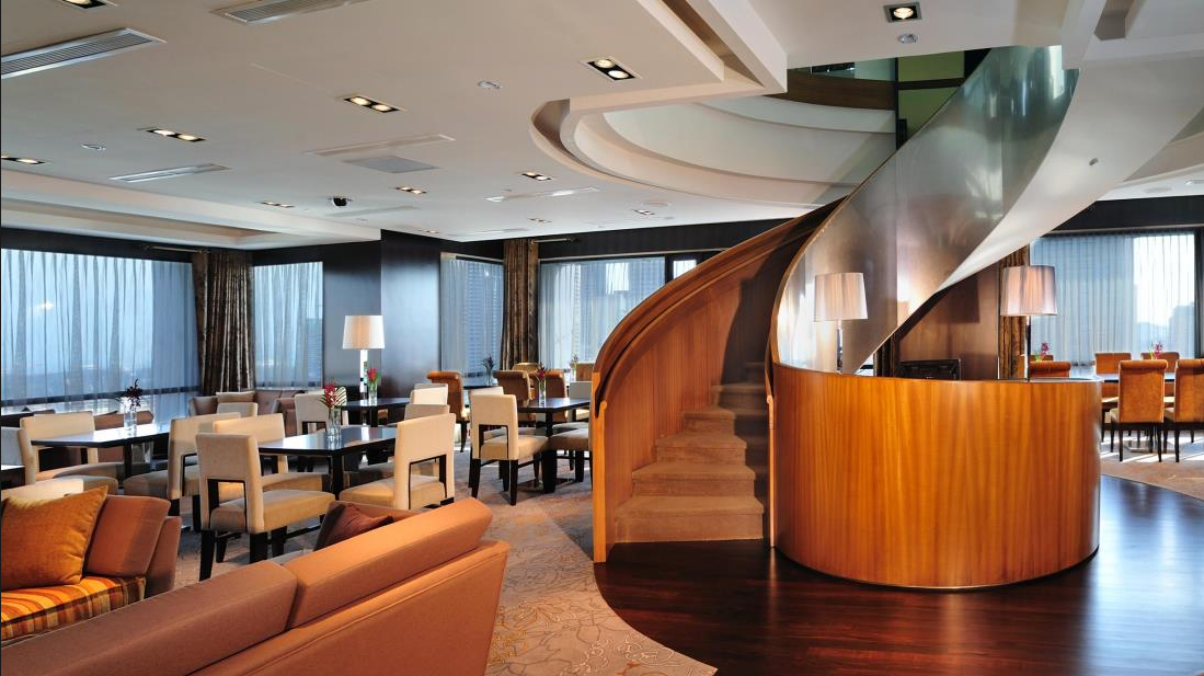 Executive Lounge at Peninsula Excelsior Hotel, Singapore