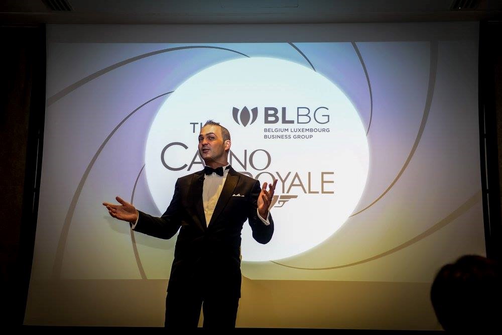 Christophe Derdeyn speaking at BLCC (then BLBG) Annual Gala 2016