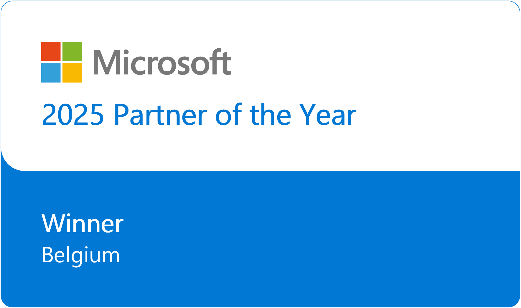 Microsoft Partner of the year 